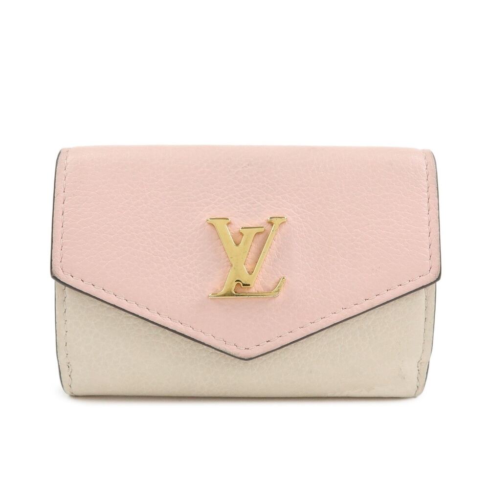 Louis Vuitton Lockmini Portefeuille Taurillon Calfskin Compact Wallet Multicolor